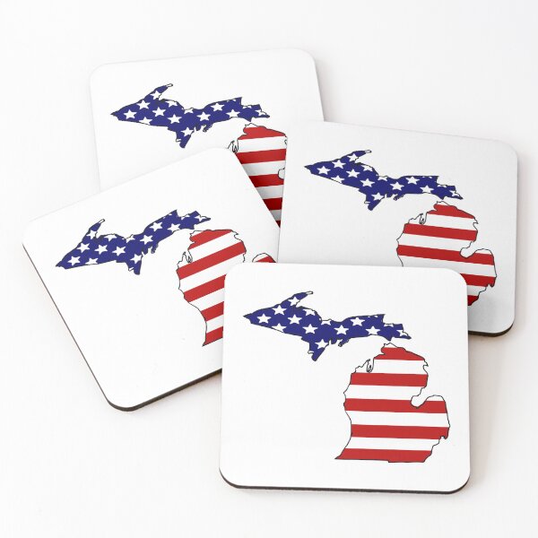 Item preview, Michigan American Flag designed and sold by chelseabailey.