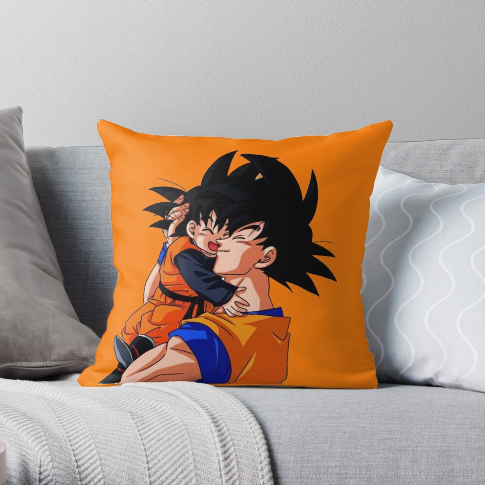 Coussin « Goku et Goten Sticker»
