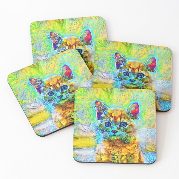 Item preview, Abstractions of abstract abstraction of cat designed and sold by blackhalt.