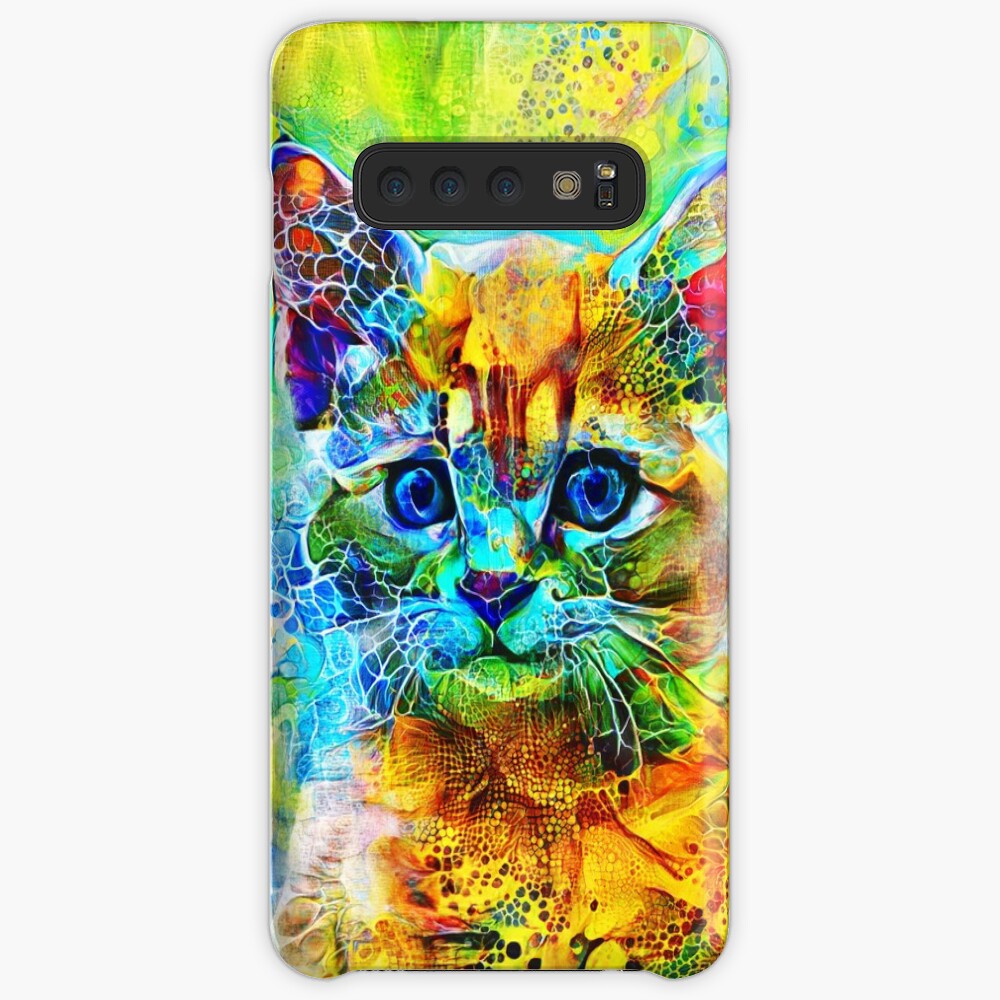 Abstractions of abstract abstraction of cat Case & Skin for Samsung Galaxy