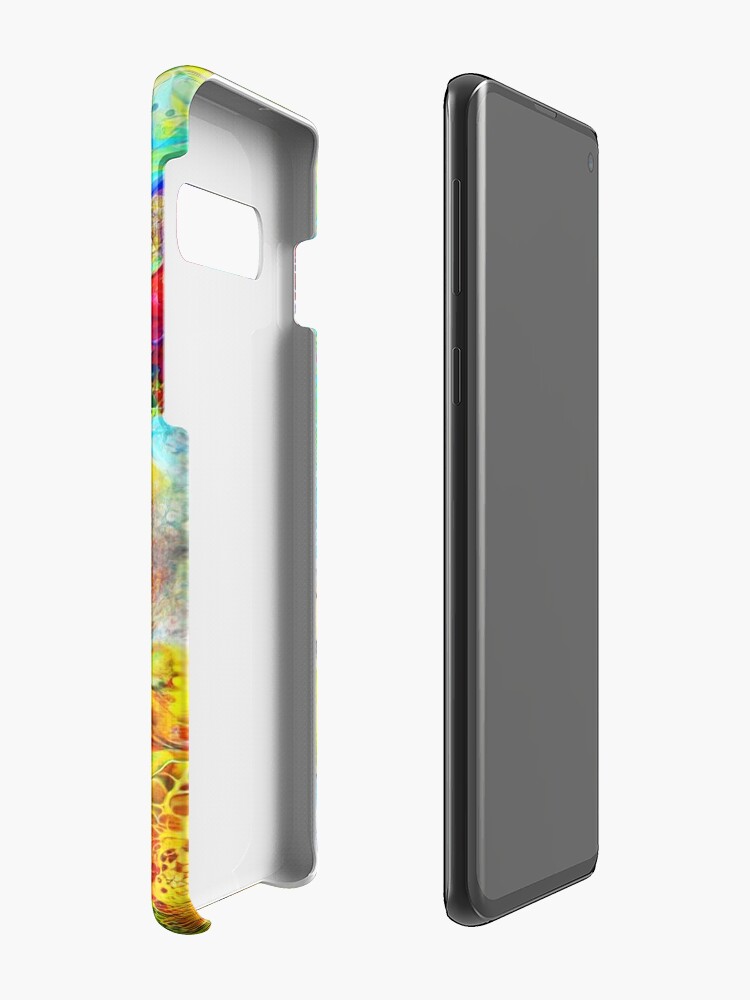 Alternate view of Abstractions of abstract abstraction of cat Case & Skin for Samsung Galaxy