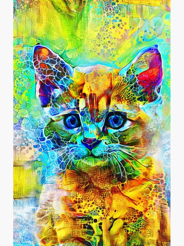 Abstractions of abstract abstraction of cat by blackhalt