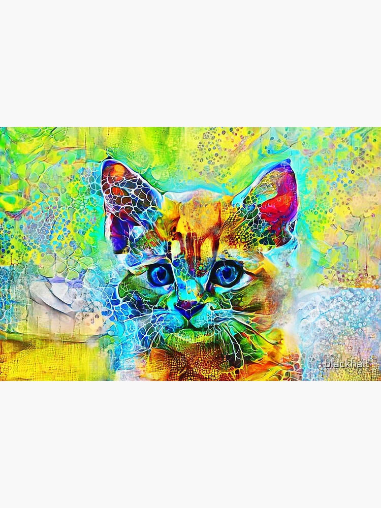 Abstractions of abstract abstraction of cat by blackhalt
