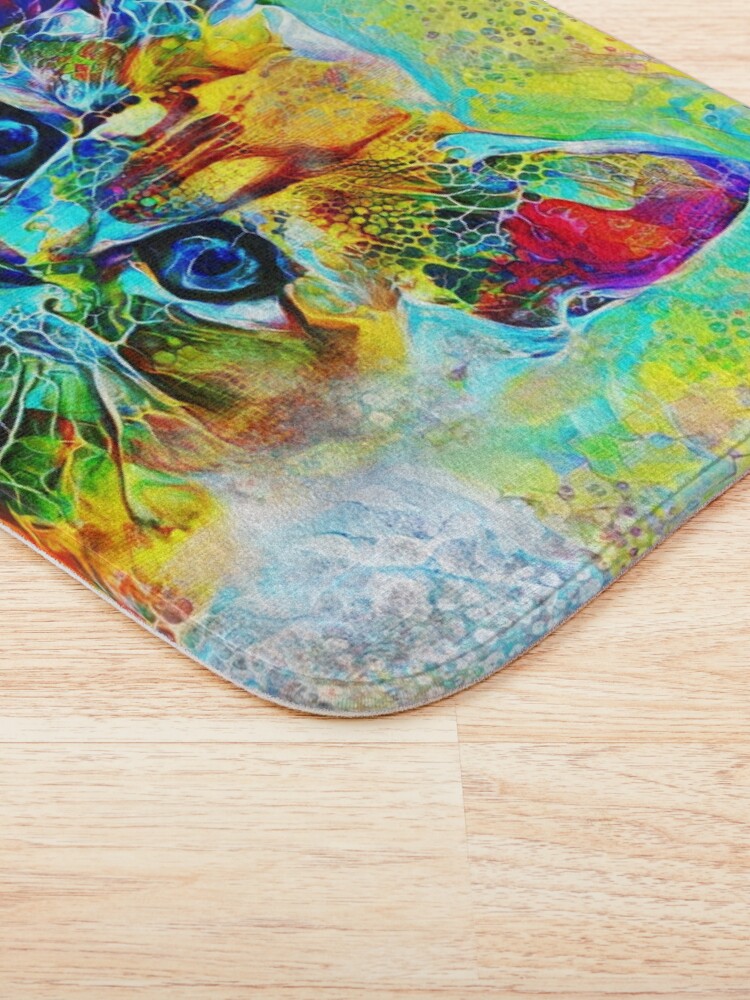 Alternate view of Abstractions of abstract abstraction of cat Bath Mat