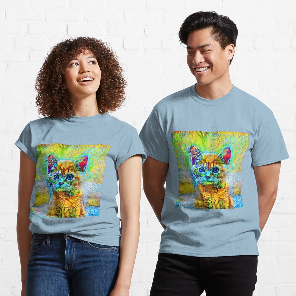 Abstractions of abstract abstraction of cat Classic T-Shirt