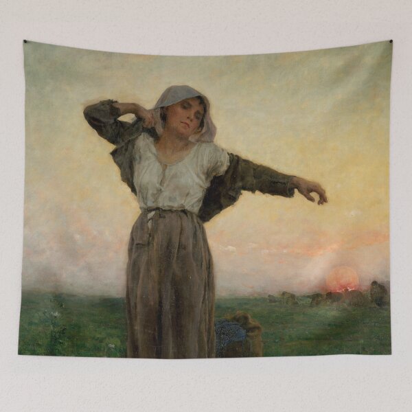 Artikelvorschau, Jules Breton - Der müde Ährenleser entworfen und verkauft von DejaVuStudio.
