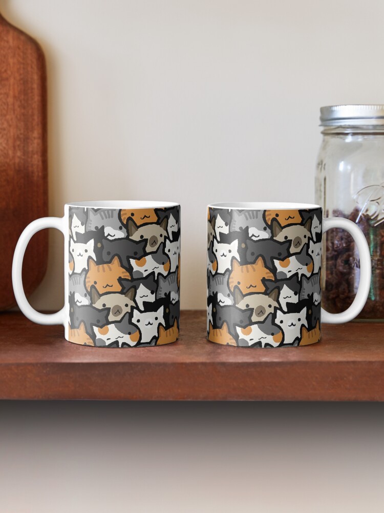 Alternate view of Cat Crowd Mug