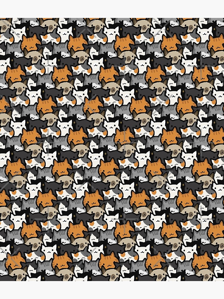 Cat Crowd by missdaisydee