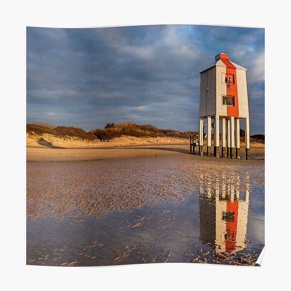 Burnham on Sea Low Lighthouse, Reflections Poster