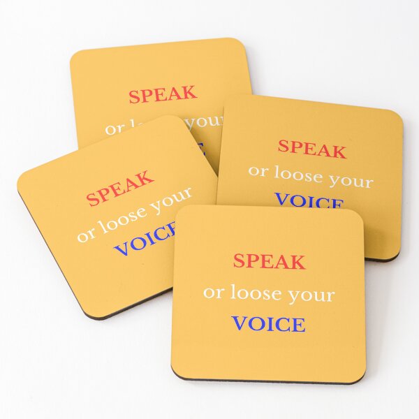 Item preview, Speak or Loose Your Voice, Freedom of Speech designed and sold by artistoutfitter.