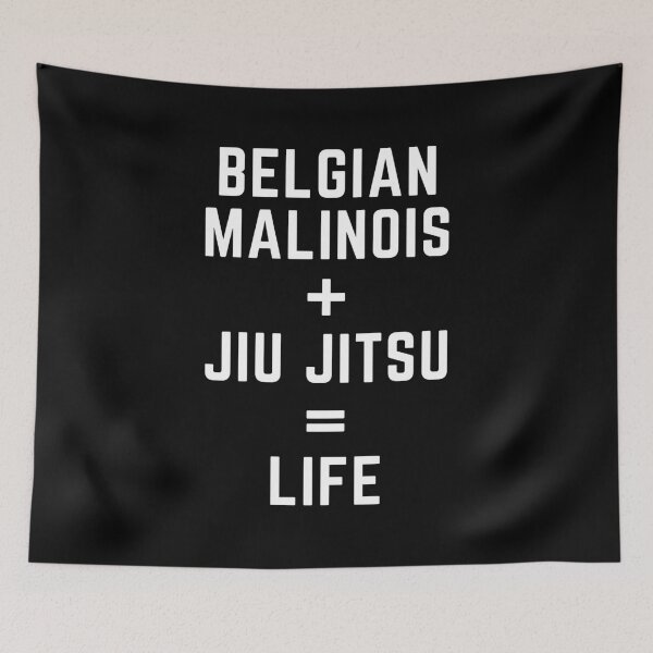 Artikelvorschau, Cooles belgisches Malinois Jiu Jitsu BJJ Shirt entworfen und verkauft von Malinois Drive.