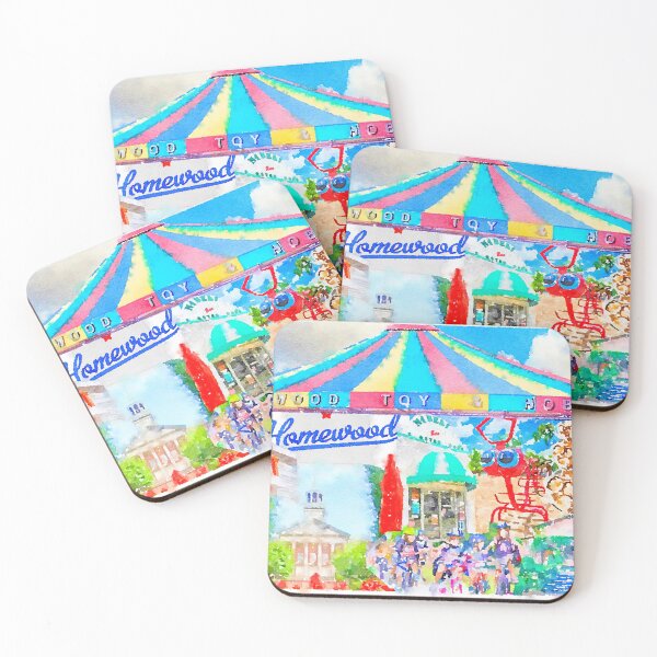 Item preview, Homewood Alabama Watercolor Puzzle designed and sold by Michael Garber.
