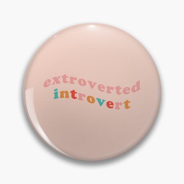 Item preview, Extroverted Introvert Groovy Colorful Design designed and sold by itsnyahb.