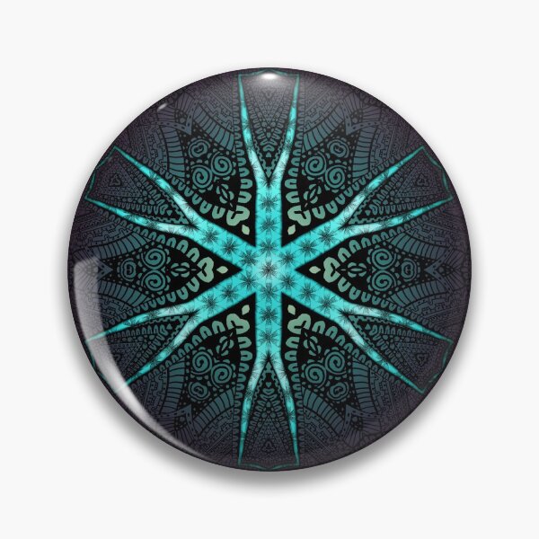 Item preview, Ice Spider of Life Geometric Fractal Mandala designed and sold by GloomyLand.
