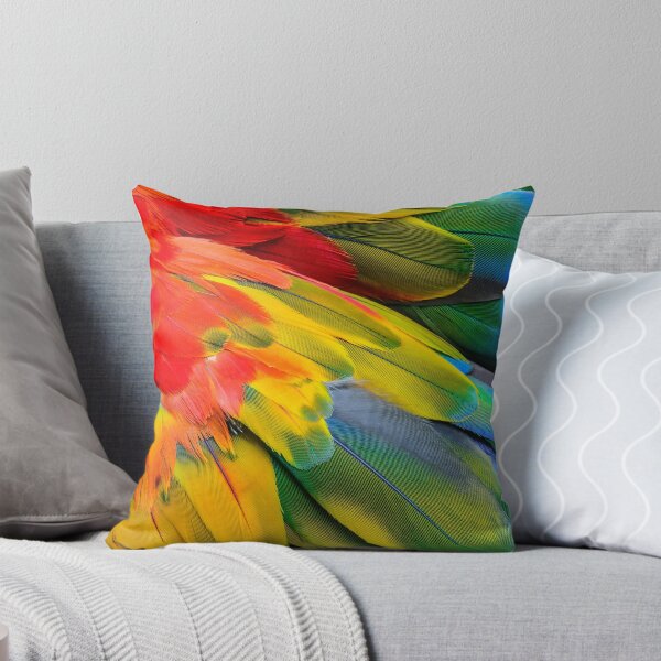 Artikelvorschau, Colorful Rainbow Parrot Feathers entworfen und verkauft von alderblight.