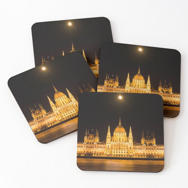 Item preview, Budapest parliament building Hungary night landscape designed and sold by Nikoleta Vukovic.