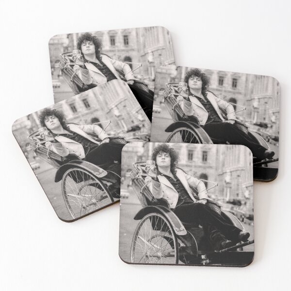 Item preview, Rare B&W Marc Bolan Pose in London designed and sold by BritishYank.