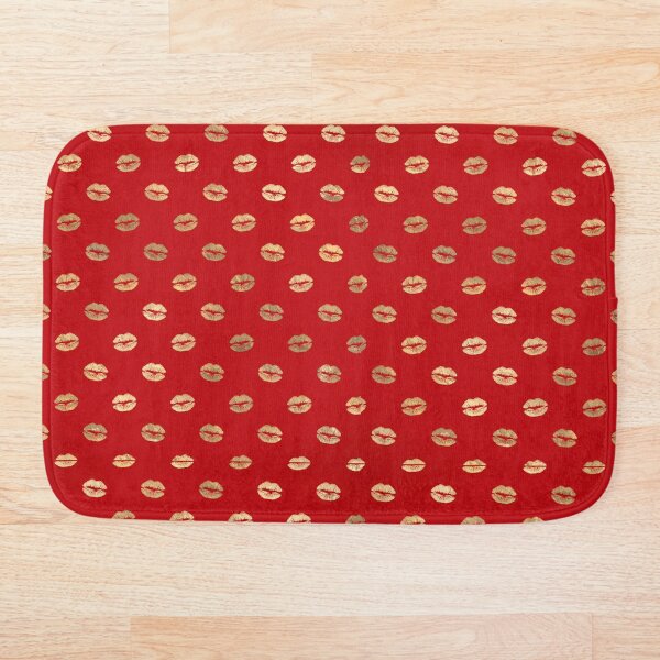 Item preview, Labios dorados sobre rojo designed and sold by sunshine64.