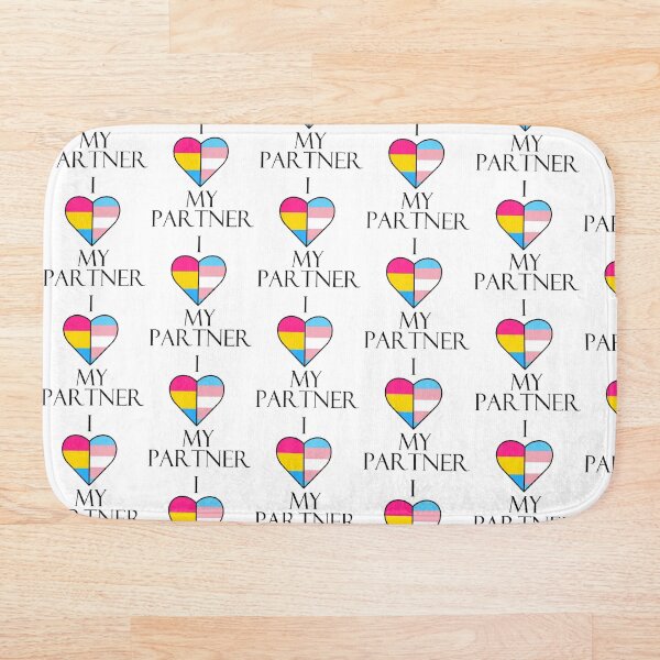 Item preview, I Love My Partner - Pan & Trans Pride Flags designed and sold by Sleeping-Satan.
