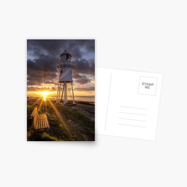 Black Nore Lighthouse Sunset Postcard