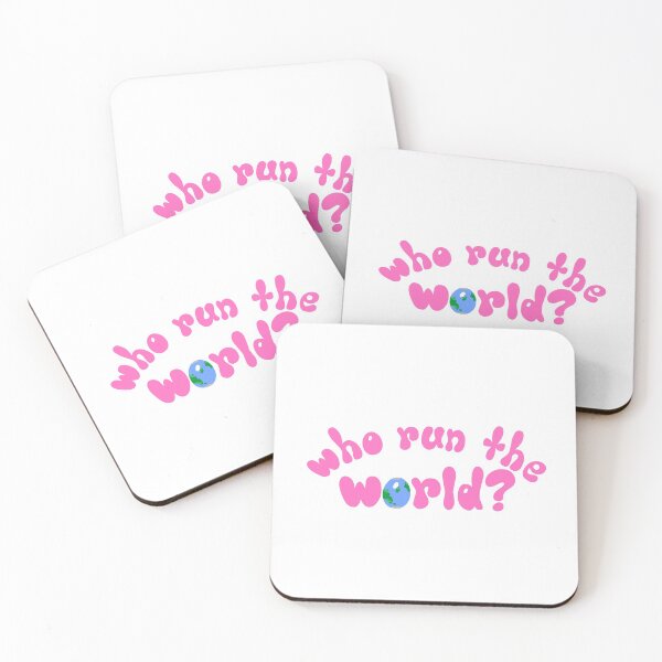 Item preview, who run the world? pink designed and sold by carleemarkle.