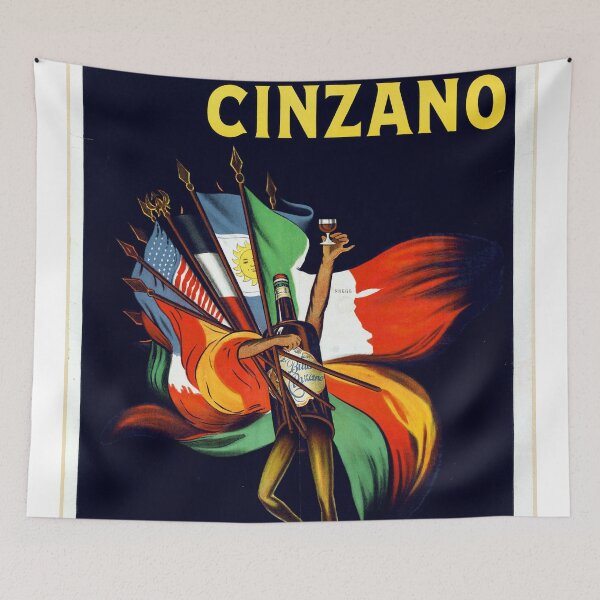Item preview, Vintage poster italian Bitter Cinzano designed and sold by DejaVuStudio.
