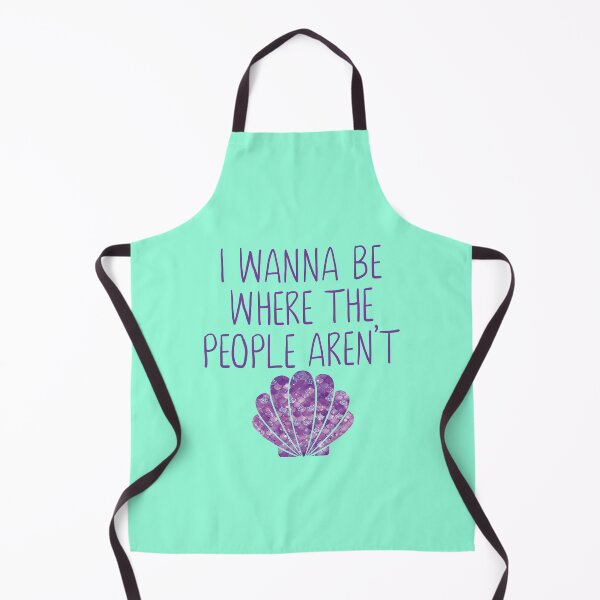 Item preview, I Wanna Be Where The People Aren't Mermaid designed and sold by Sara Burgess.