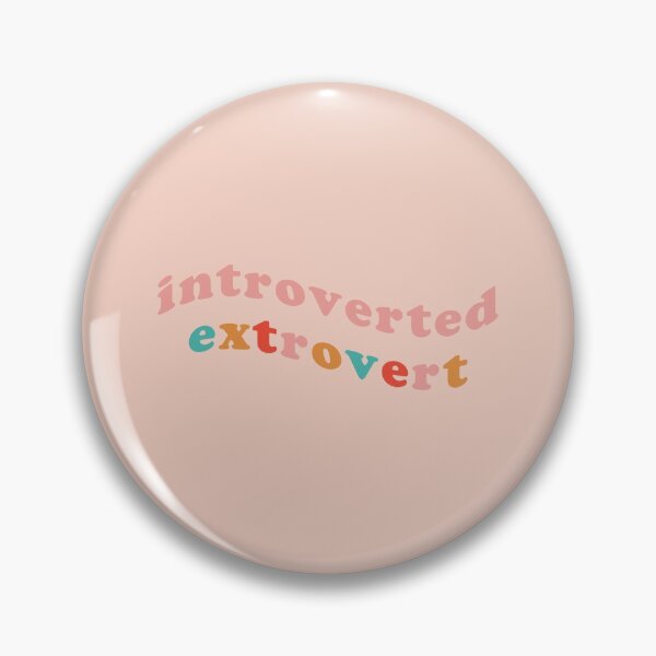 Item preview, Introverted Extrovert Groovy Colorful Design designed and sold by itsnyahb.
