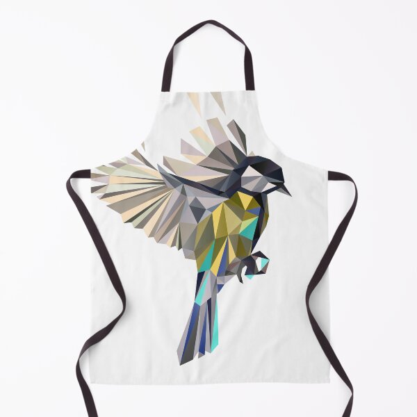 Item preview, Flying Songbird Cyanistes Caeruleus / Bluetit Bird - white designed and sold by XOOXOO.