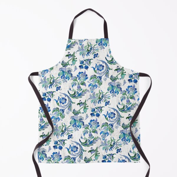 Item preview, Indigo Blue Floral 2 designed and sold by Lynnea Washburn.
