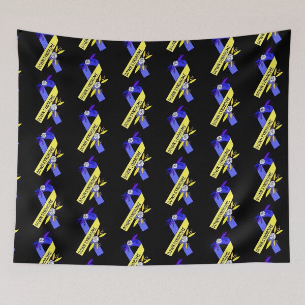 Item preview, Down Syndrome Awareness, Yellow Blue Ribbon designed and sold by lozo828.