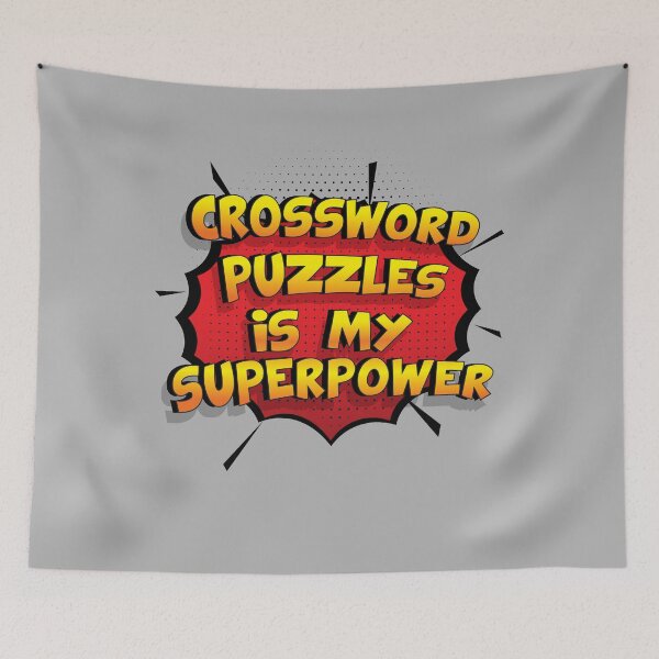 Item preview, Crossword Puzzles is my Superpower Funny Design Crossword Puzzles Gift designed and sold by Custom365.