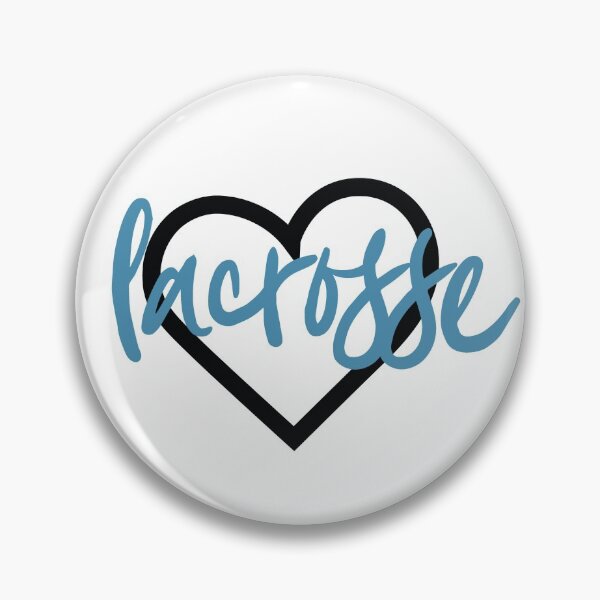 Item preview, Blue on White Lacrosse Sticks and Hearts Pattern designed and sold by Susan Says.