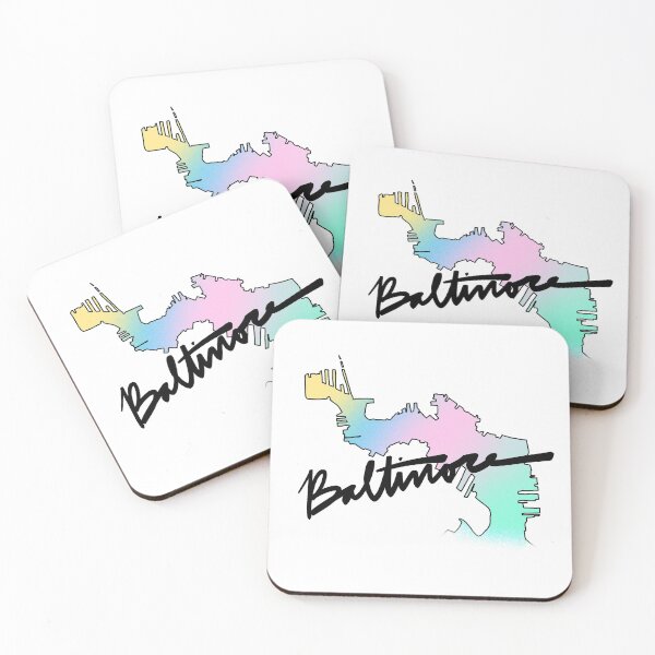 Item preview, Baltimore Harbor Summer Fade designed and sold by bodiesofwater.
