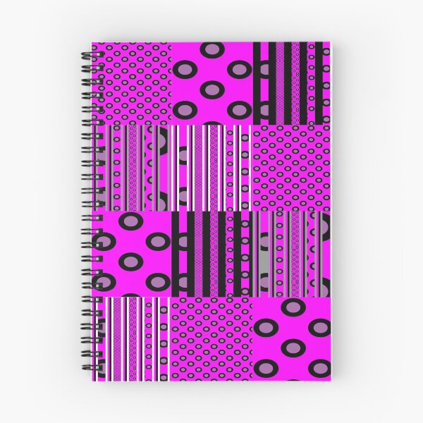 Item preview, barcode cerise check and dot retro design designed and sold by susanvarleyart.