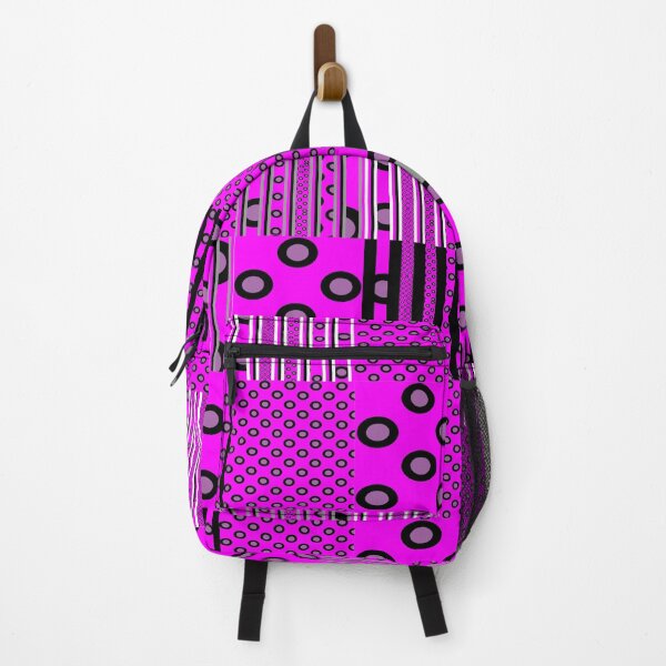 Item preview, barcode cerise check and dot retro design designed and sold by susanvarleyart.