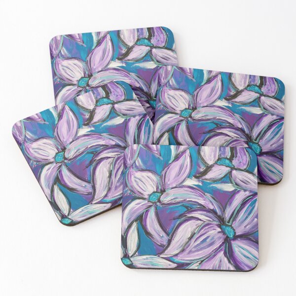 Item preview, Cool Flowers designed and sold by Adventures in Expression - Rebecca Weeks.