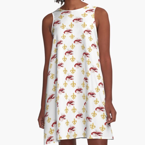Louisiana Crawfish Season A-Line Dress