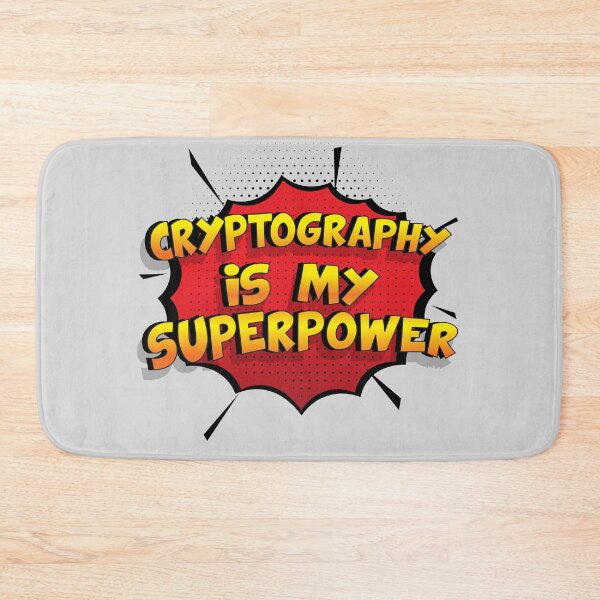 Item preview, Cryptography is my Superpower Funny Design Cryptography Gift designed and sold by Custom365.
