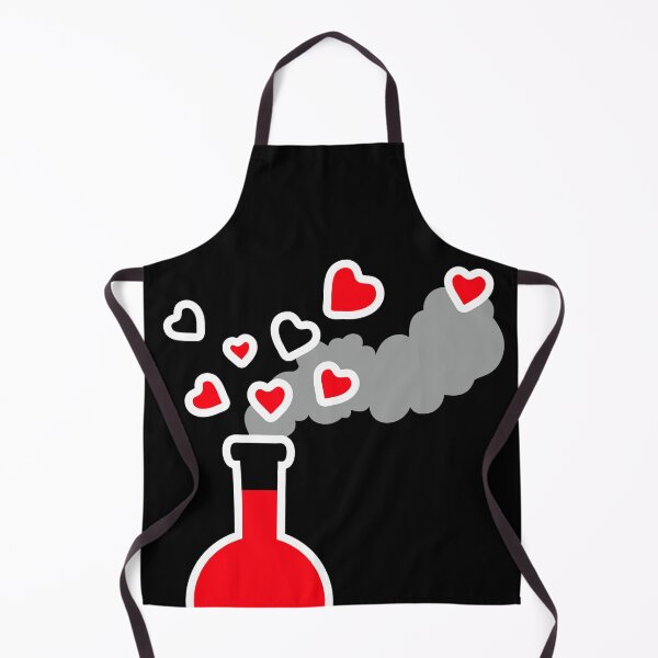 Item preview, Elixir of Love - Red Potion Laboratory Flask with Hearts designed and sold by XOOXOO.