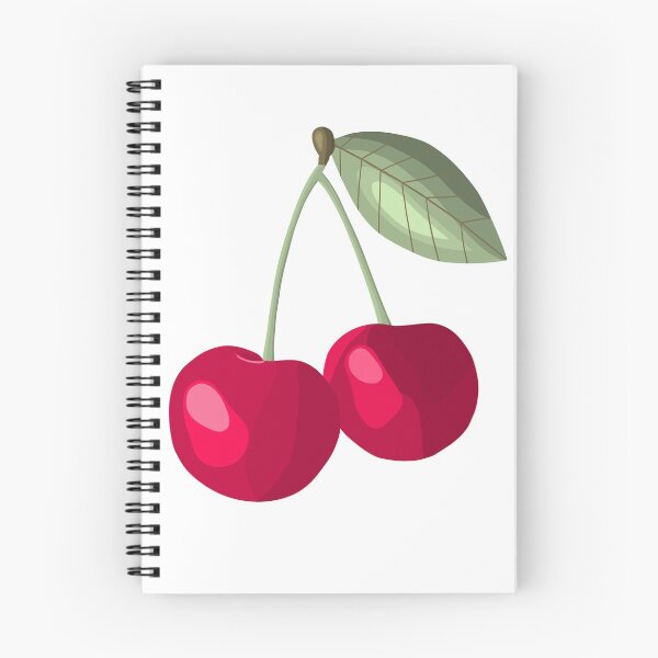 Item preview, Cherries minimal flat illustration designed and sold by doseofsoph.