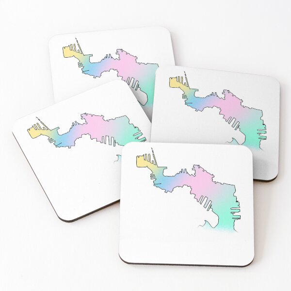 Item preview, Puerto de Baltimore de color se desvanecen designed and sold by bodiesofwater.