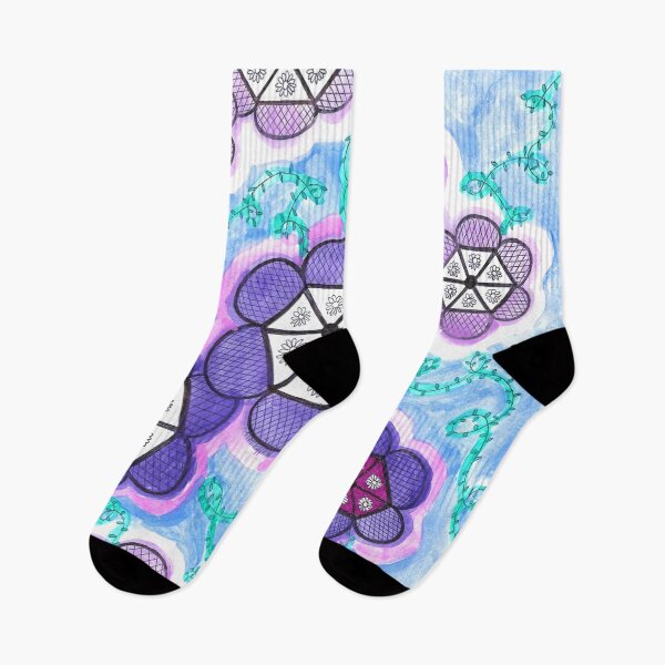 Item preview, Hexagonal Flowers designed and sold by The Rage Garden.