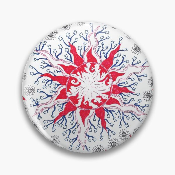 Item preview, Flaming Sun Abstract designed and sold by The Rage Garden.