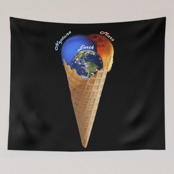 Item preview, Planet Ice Cream Art designed and sold by TheRedPrincess.
