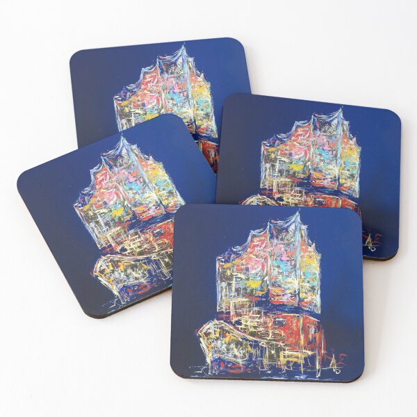 Item preview, Elbe Philharmonic Hall and Cap San Diego designed and sold by Nicole Leidenfrost.
