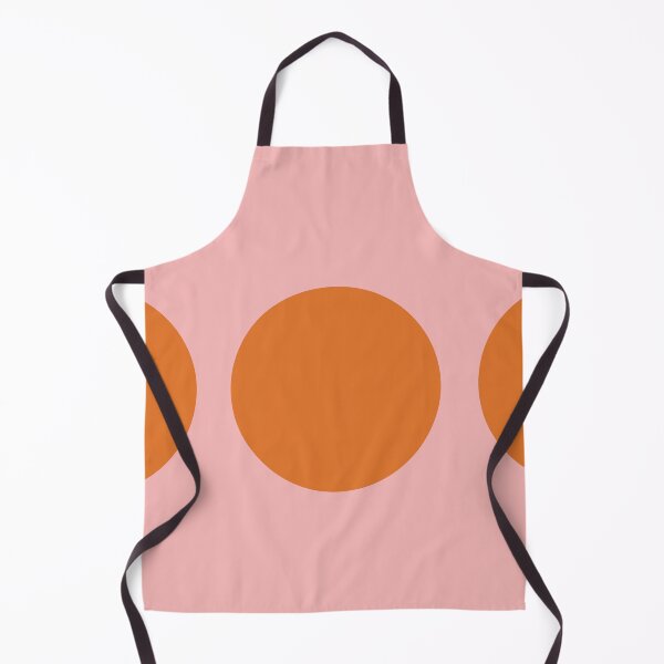 Item preview, Three Dots Pink and Orange Minimalist Retro Pattern designed and sold by kierkegaard.
