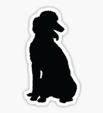 Poodle Silhouette Sticker
