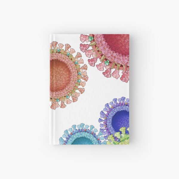 GNSI Coronavirus Pattern Hardcover Journal