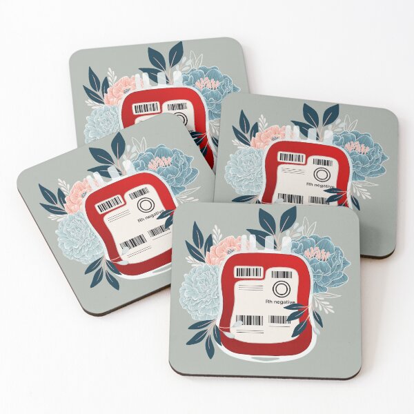 Item preview, Floral O Negative designed and sold by Lindsey Seymour.